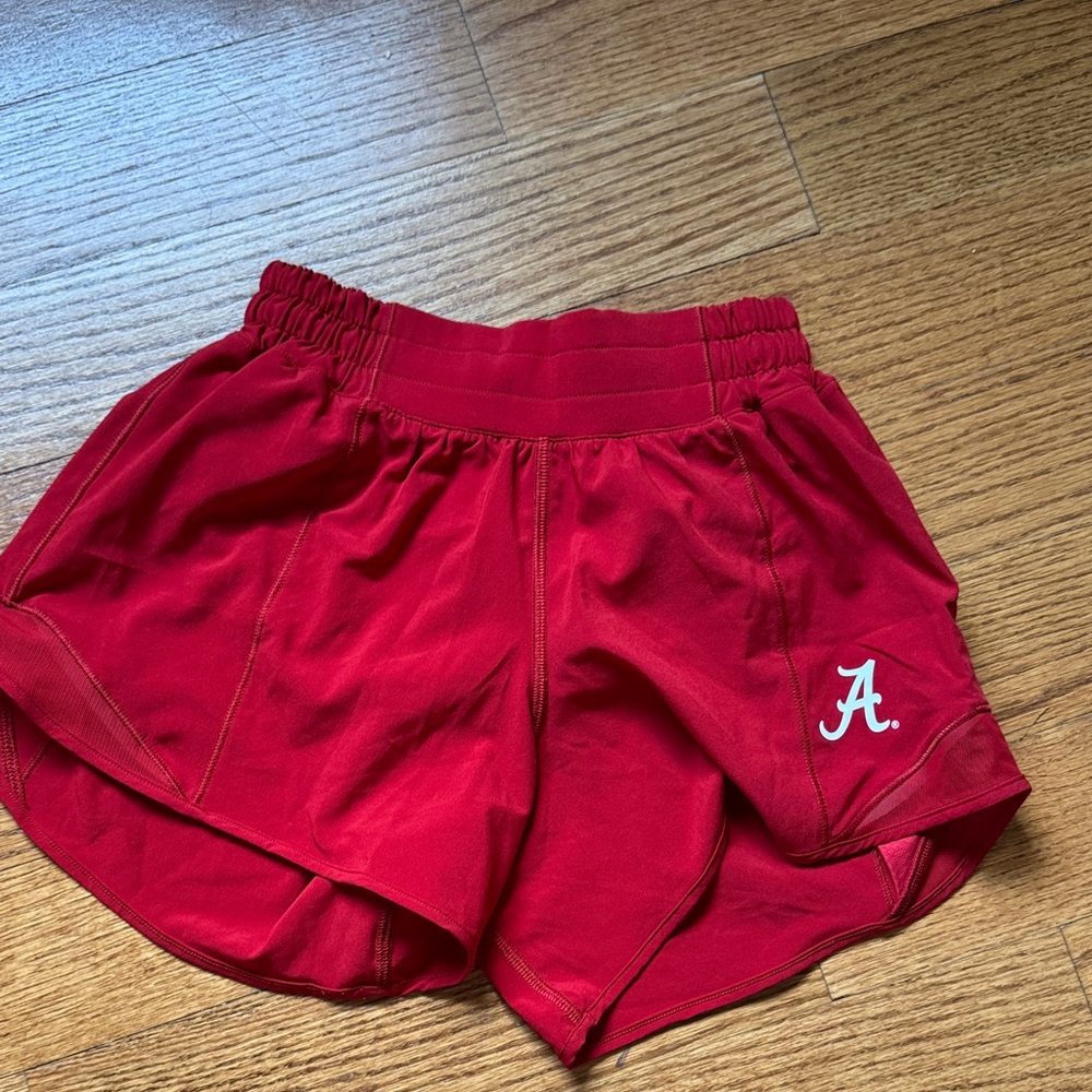 Women's Alabama red Lululemon hottie hot Athletic Shorts